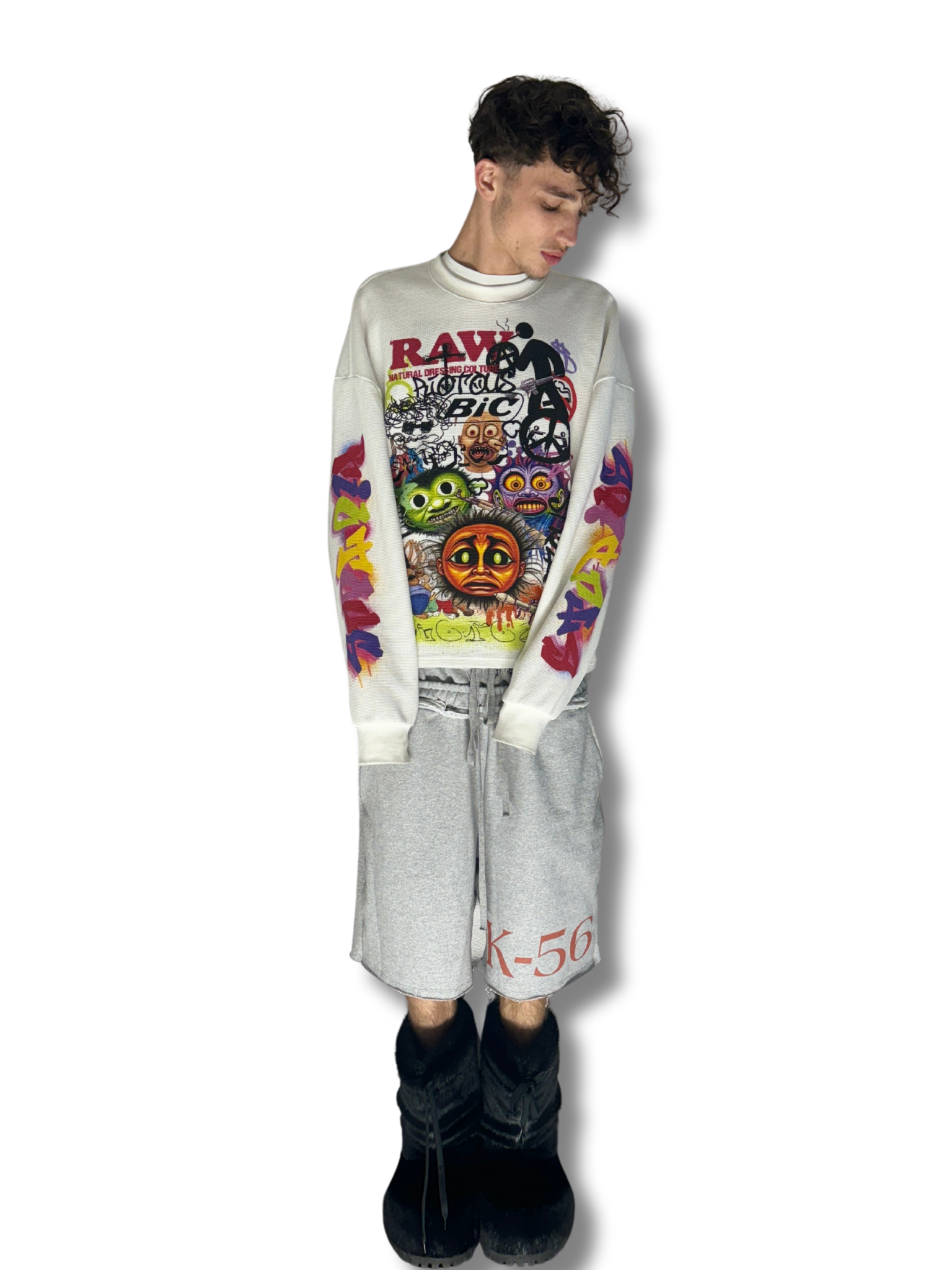 "Trashy Art" Thermal Longsleeve