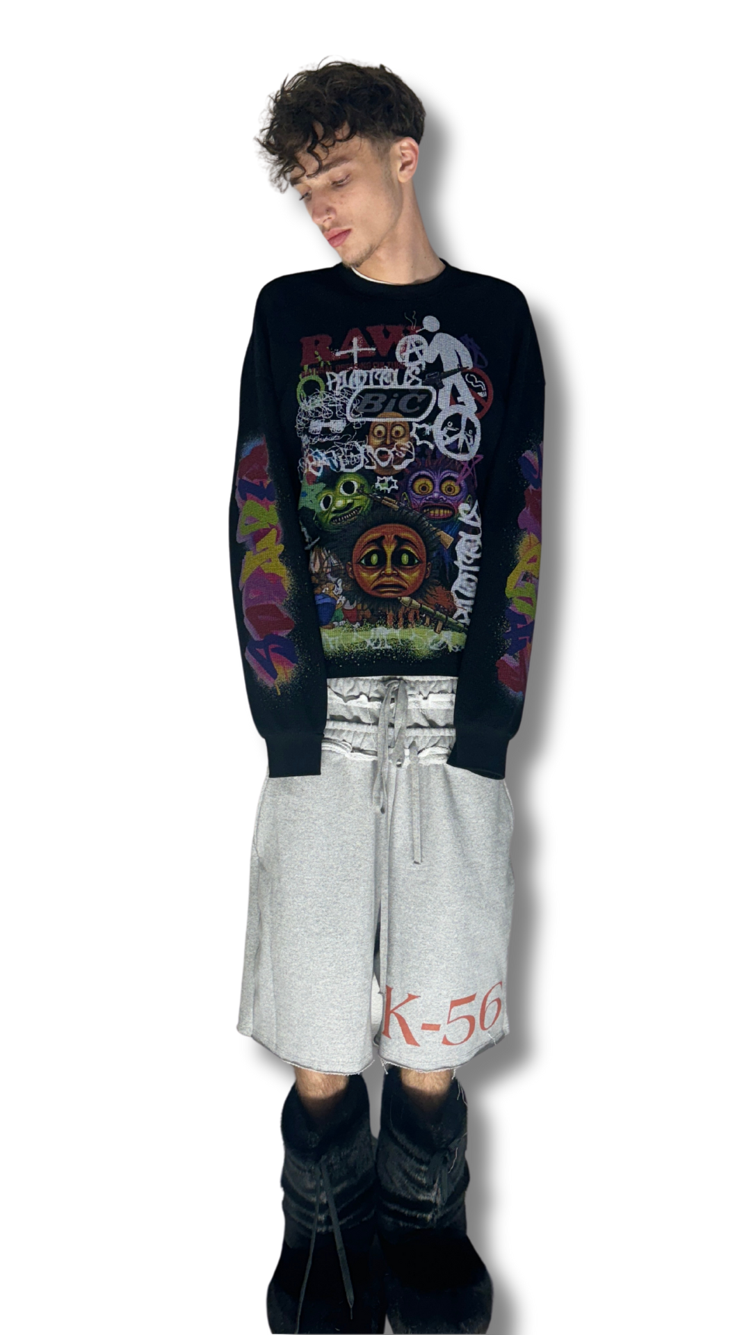 "Trashy Art" Thermal Longsleeve
